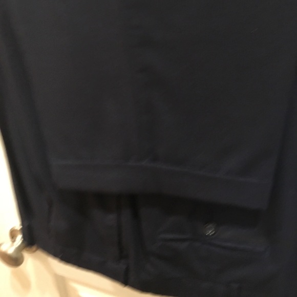 56R, charcoal 100% wool, satin lining, 3/4 lined pants with cuffs - Picture 4 of 5